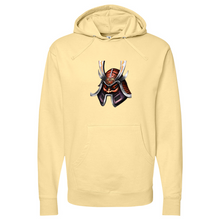 Load image into Gallery viewer, Red Tongue Japanese Warrior Midweight Hooded Sweatshirt
