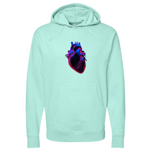 Load image into Gallery viewer, Heart in Color Midweight Hooded Sweatshirt

