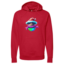 Load image into Gallery viewer, Shroom Santa Midweight Hooded Sweatshirt
