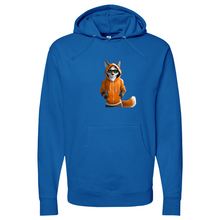 Load image into Gallery viewer, Orange Fox Midweight Hooded Sweatshirt
