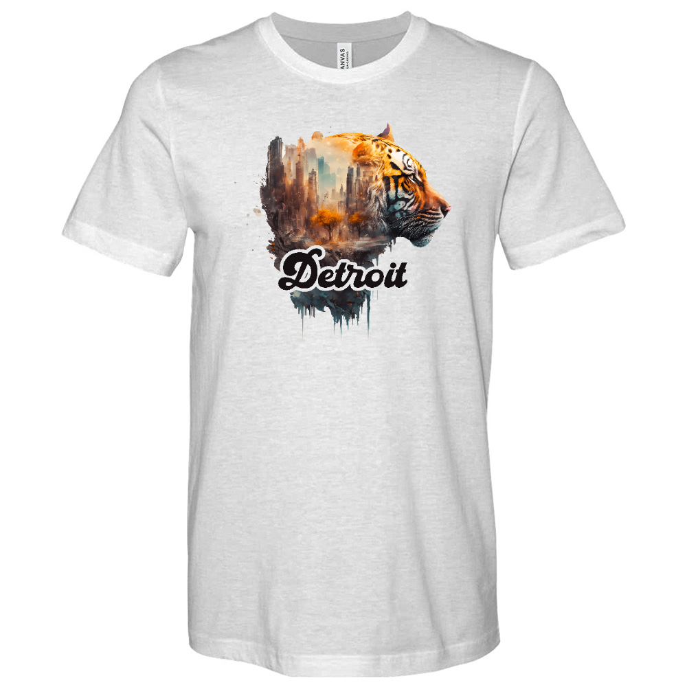 Detroit Tigers Min Heathered Tee