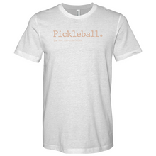 Load image into Gallery viewer, Pickleball the Less Expensive Heathered Tee
