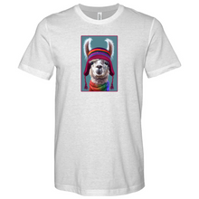 Load image into Gallery viewer, Llama Magenta Heathered Tee
