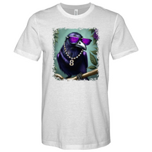 Load image into Gallery viewer, Purple Crow 8 Heathered Tee
