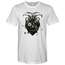 Load image into Gallery viewer, Bat Heart Min Heathered Tee
