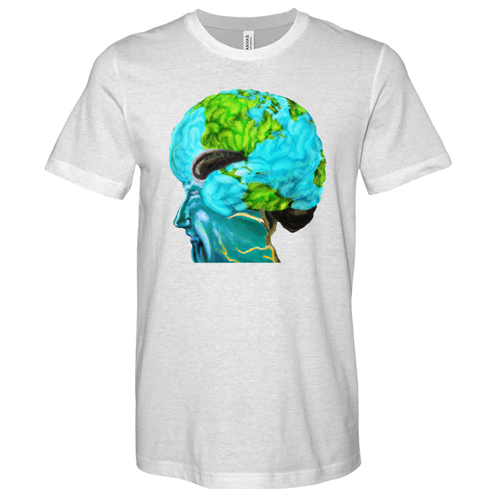 Earth Head Heathered Tee