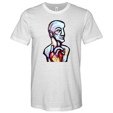 Load image into Gallery viewer, Abstract Art Head Heathered Tee
