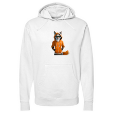 Load image into Gallery viewer, Orange Fox Midweight Hooded Sweatshirt
